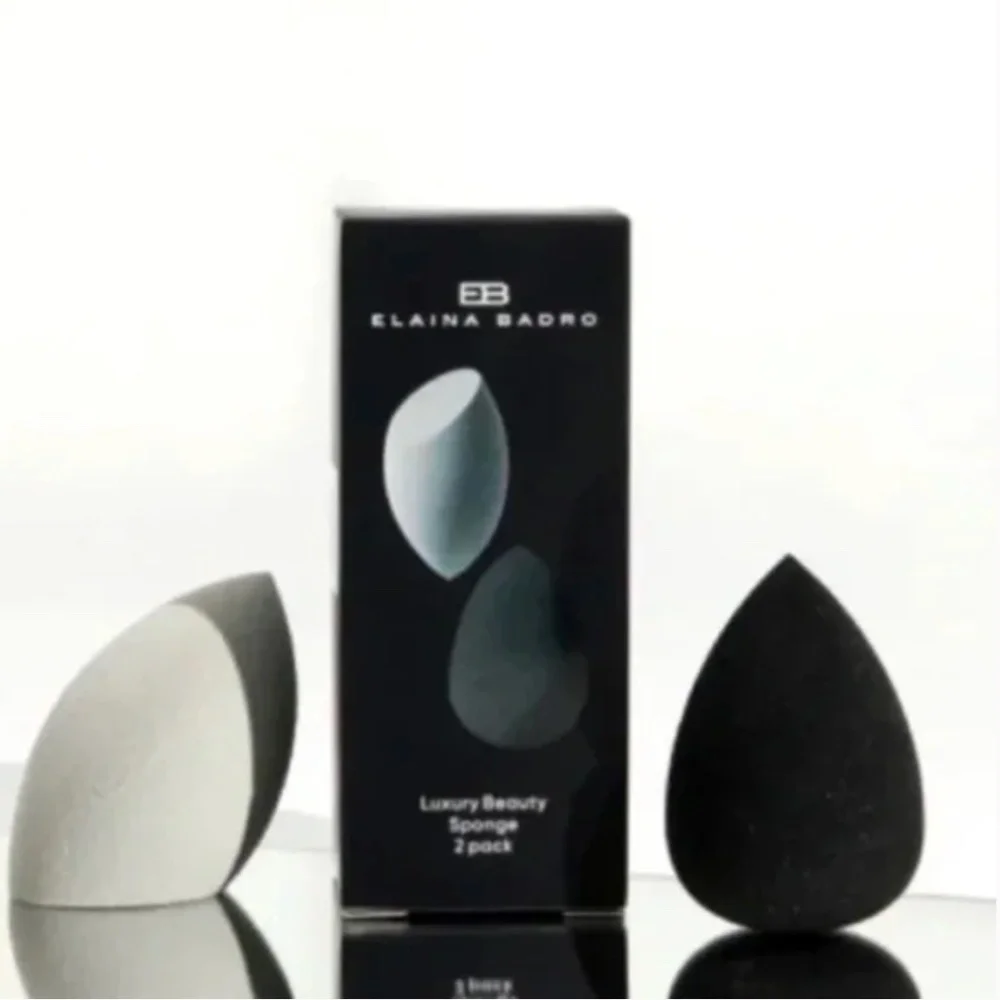 Elaina Badro Set of 2 Luxury Beauty Makeup Sponges BRAND NEW